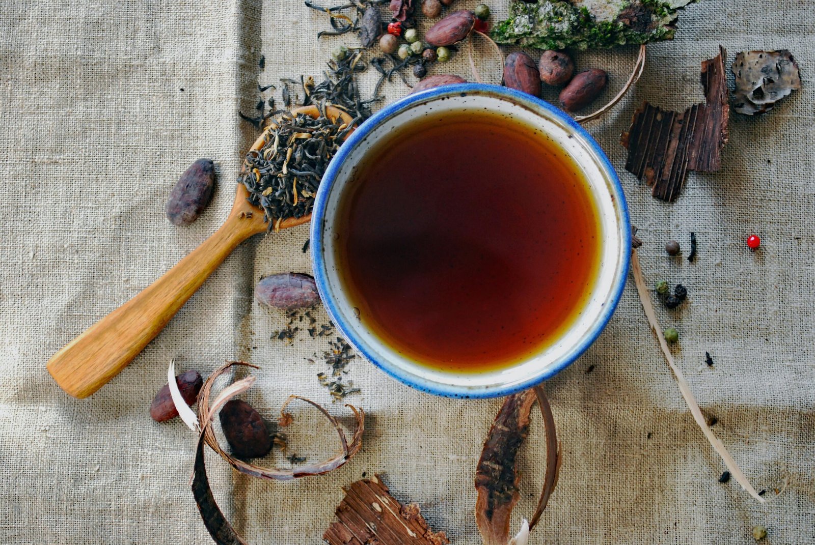 tea and ingredients